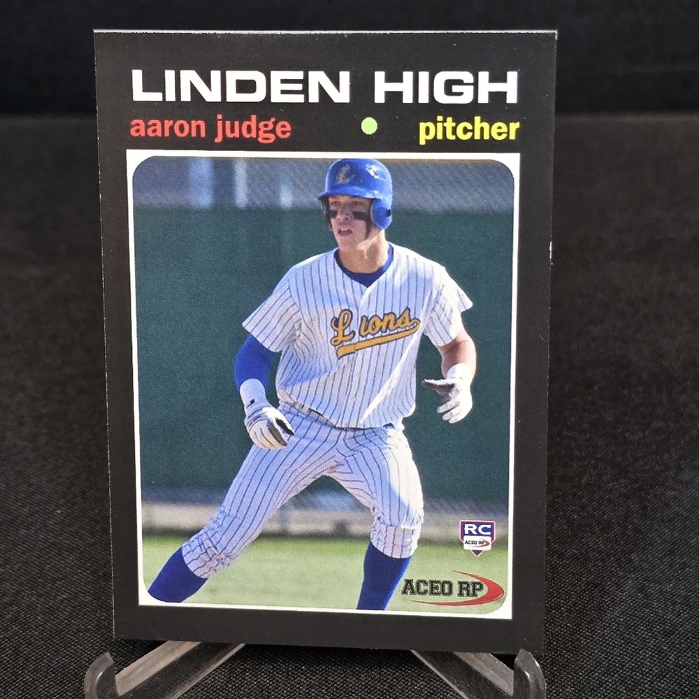 Aaron Judge Linden High Baseball Card